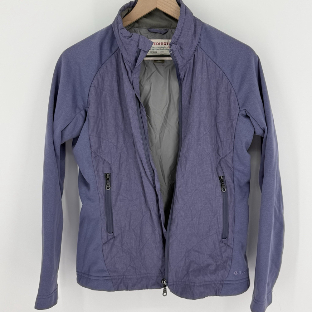 Redington Purple Insulated Jacket Quilted Full Zip Nylon Pockets Women’s Med